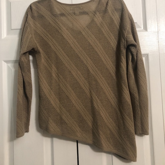 Dana Buchman Tan Asymmetrical Sweater - Picture 3 of 3